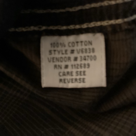 BKE Vintage 67 Mens snap button shirt Quality Goods size large - Picture 9 of 10